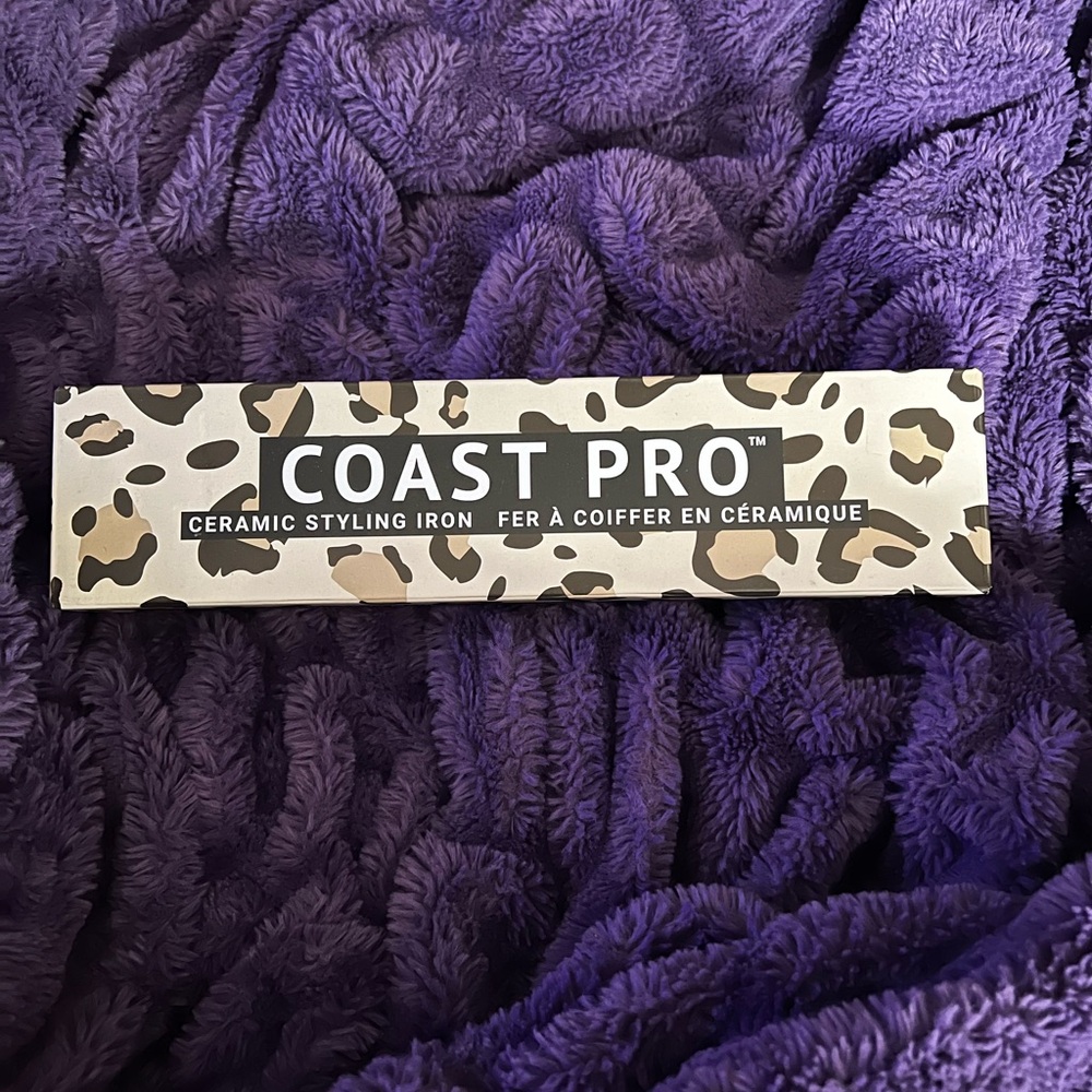 Coast Pro Ceramic Styling Iron - Leopard Print